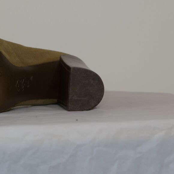 TORY BURCH Sz 9M High Heel 219313 Light Tan  Suede Ankle Booties $375 Retail EUC - Picture 11 of 13